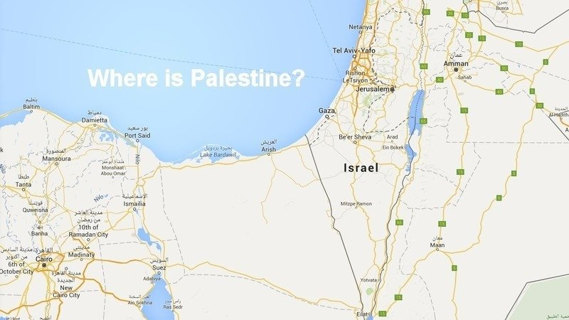 GOOGLE: Put Palestine On Your Maps!